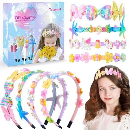 Cadeau Fille Jouet Fille 6-12 Ans Serre Tete Kit Bricolage Enfant, Calendrier De L'Avent Idee Cadeau Noel Rigolo Accessoire Cheveux Fille, Cadeau Anniversaire Licorne Jeu Loisir Creatif Jeux Enfant