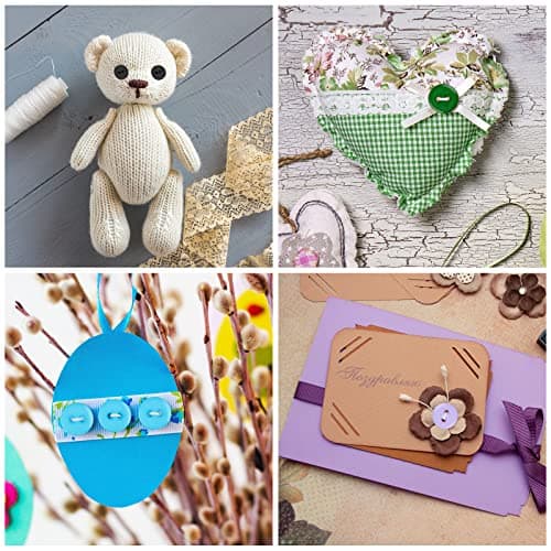 Furuising Lot de 600 Boutons Colorés, 11,5 mm à 2 Trous en Résine Boutons Ronds Bouton avec Boîte de Stockage pour Enfants Vêtements Couture Artisanat Ornements et Bricolage Ornement Fait à la