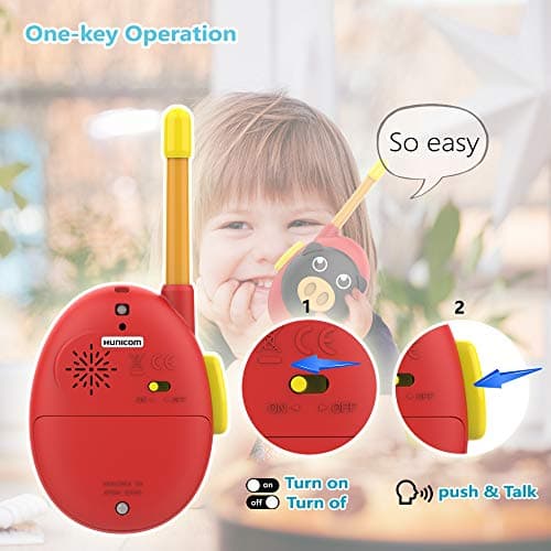 Talkie-walkie PMR pour enfants, facile à utiliser, radio pour garçons et filles de 3 à 12 ans, jouet cadeau, convient pour le camping et les activités de plein air