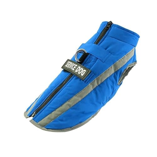 Veste d'hiver chaude personnalisée pour chien, réfléchissante, imperméable, coupe-vent, en polaire personnalisée pour animal de compagnie, par temps froid, avec nom et numéro de téléphone