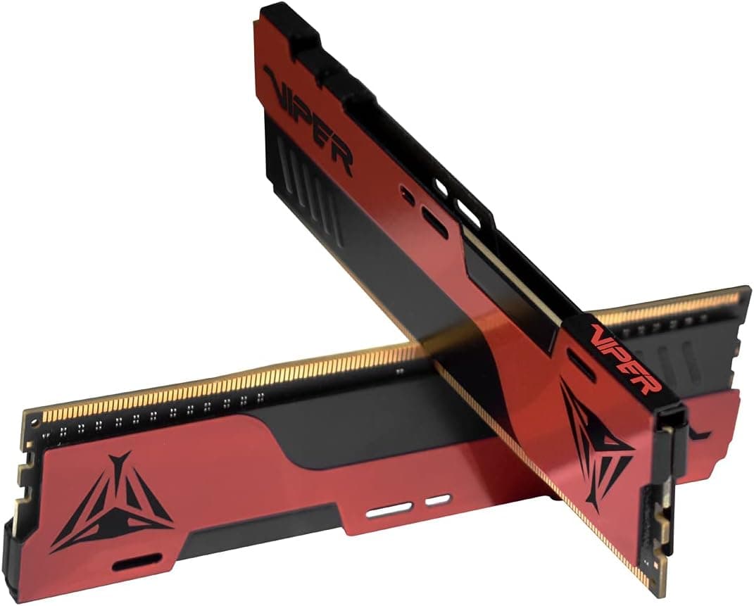 Patriot Memory Viper Elite II DDR4 3200 16Go (2x8Go) C18 Mémoire RAM Haute Performance XMP 2.0 Noir/Rouge
