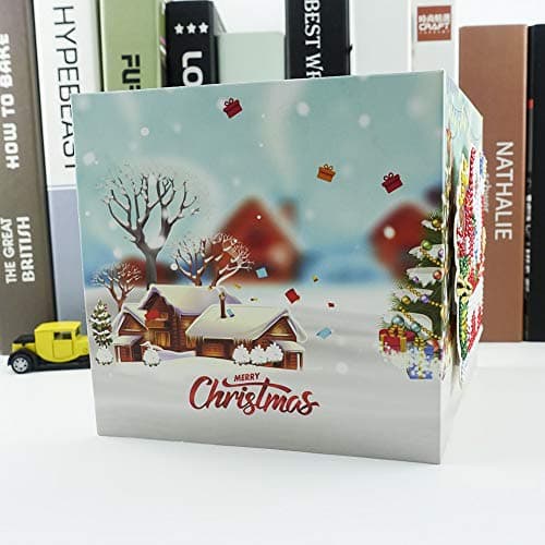 ycyingcheng 5D DIY Diamant Cartes de Noël, 8 Pièces DIY Forme Spéciale Diamant Peinture Carte de Voeux Cartes Postales pour Thanksgiving Anniversaire Noël