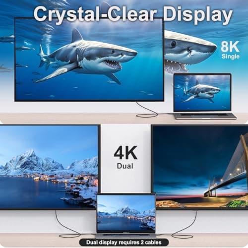 HOTUTUKI 90Degree Câble USB4, avec câble Thunderbolt 4, câble de charge 240W, câble de données 40 Gbps, 8K @ 60Hz HDR, câble USB C vers USB C, pour Hub, Dock,PC, eGUP (90Degree Câble USB4-1M)