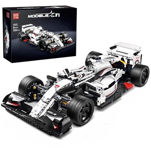 Mould King Technique Formula Supercar Blocs de Construction 1235 pièces à l'échelle 1:10, modèle de Voiture Jouet pour Adultes et Adolescents 16 Ans (Version Statique)