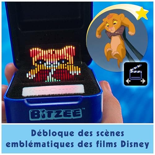 Bitzee Disney - Mon Animal Interactif Bitzee - Animal Digital 3D Que Vous Pouvez Vraiment Toucher - Boîtier Electronique 30 Compagnons Interactifs - Sons Réactions Et Jeux - Jeu pour Enfant 5 et +