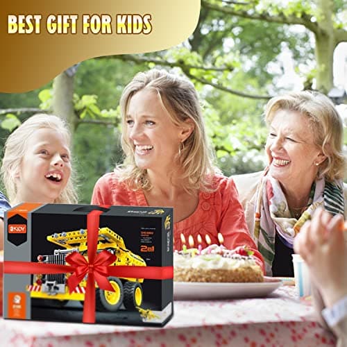 Jeu de Construction STEM pour Garçons et filles de 6 7 8 9 10 ans, 2 en 1, Technic Truck Airplane, 361 PCS Kit de Blocs Créatifs Jouets éducatifs Cadeau pour Enfants
