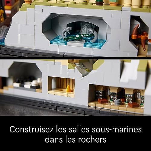 LEGO Harry Potter Le Château et Le Domaine de Poudlard, Grande Maquette à Construire pour Adultes, Incluant Les Lieux Iconiques : Tour d'Astronomie, Grande Salle, Chambre des Secrets et Autres 76419