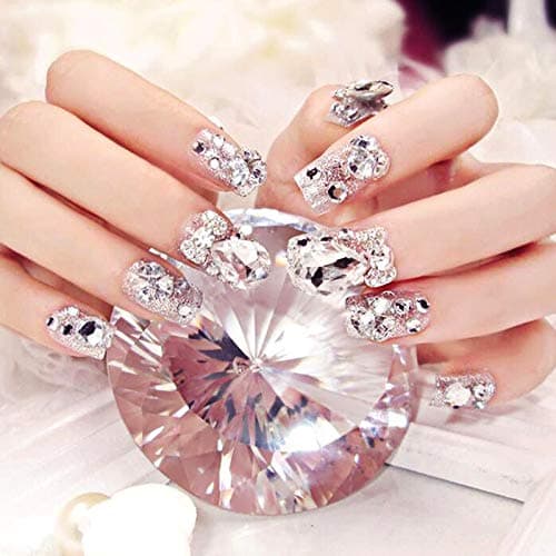 BSTKEY Presse-Papier en Cristal et Diamant 80 mm – Ornement en Verre pour Photographie, décoration de fête de Mariage, décorations étincelantes