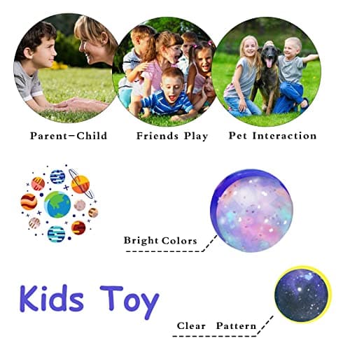Jatidne 24 Pièce Balle Rebondissantes Enfant Espace Cadeau Anniversaire Enfants Invites 30mm Diamètre Decoration Pinata Anniversairee