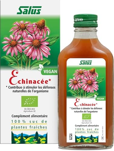 Salus – Échinacée BIO – Complément Alimentaire à Base de Echinacée BIO – Contribue à Stimuler le Défenses Immunitaires et les Voies Respiratoires – Végan – 200 ml