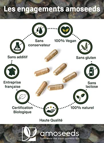 Maca Noire BIO du Pérou | Extra Fort 10 000mg par jour | 120 gélules vegan | Régulateur Hormonal, Détente, Énergie | Qualité Supérieure pour Sommeil,Stress