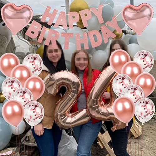 Ballons or rose 15 anniversaire fille set, ballons d'anniversaire 15 ans déco RoseGold ballons 15 ans anniversaire fille,déco anniversaire 15.anniversaire fille