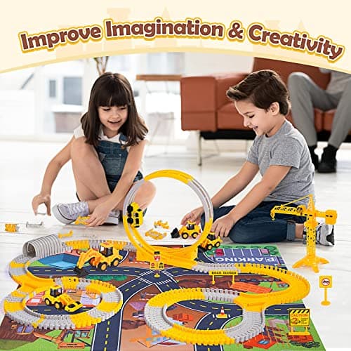 Adeokay Jouet Enfant 2 3 4 5 6 Ans, Circuit Voiture Electrique Cadeau Garcon 2 3 4 5 6 Ans Circuit Voiture Enfant 2-6 Ans Jeux Educatif 2-6 Ans Voitures électriques, Circuits et Accessoires