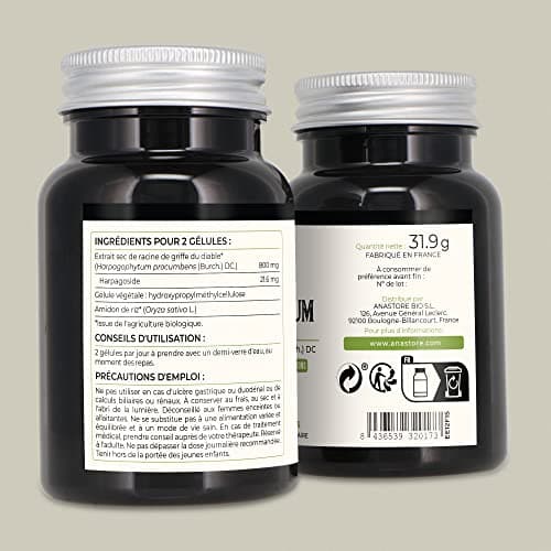 Harpagophytum bio * Plantae * 60 gélules végétales * Anti-inflammatoire naturel + Santé articulaire + Système digestif *
