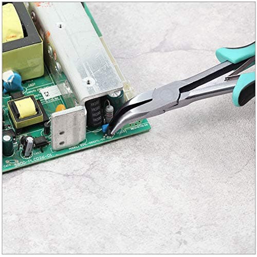 SPEEDWOX Mini Pince à Bec Courbé de 15,2 cm - Outil de Fabrication de Bijoux - Pince de Précision à Mâchoire Lisse