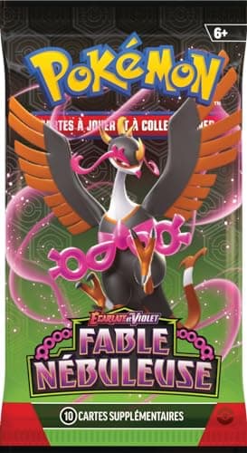 JCC Pokémon : Collection Illustration Écarlate et Violet – Fable Nébuleuse – Scalpereur (1 Carte Promo Brillante entièrement illustrée, 2 Cartes Brillantes et 4 boosters)