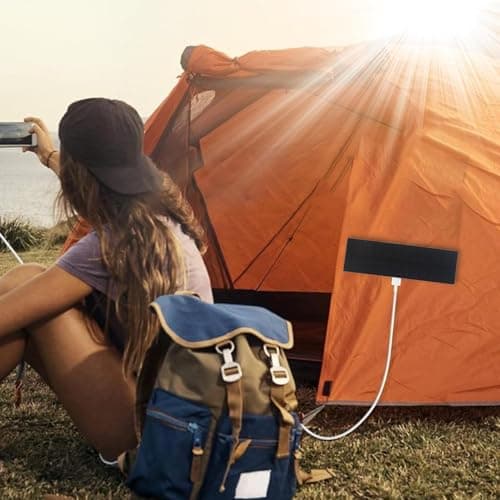 Solar Panel Charger for Camping, Fast Charging USB Charger, Portable Solar Charger, 3W Solar Panel Charger, Solar Charging Panel Phone Charger, Battery Bank for Cell Phone,