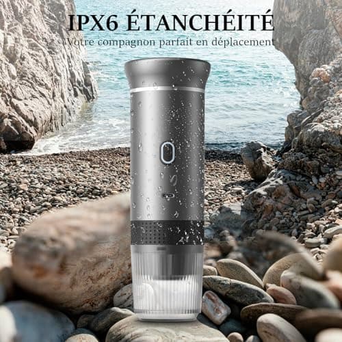 Machine a Cafe Capsule Portable, Cafetières à Capsules de Voyage Pour Camping, Cafetière Machine a Cafe Capsule auto-chauffante Pour USB-C, Machine à Expresso électrique Portable