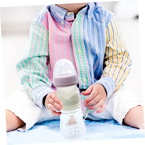 Hohopeti Biberon Infantile Bouteille Bouteille De Lait Conteneur Infantile Bouteille De Lait Voyage Bouteille De Lait Bouteille En Verre De Lait Enfant