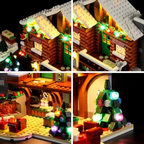 LIGHTAILING Kit d'éclairage LED pour Lego- 10325 Chalet Alpin Modèle de Blocs de Construction - Jeu de lumière LED Compatible avec Le modèle Lego (Non Incluso nel Modello)