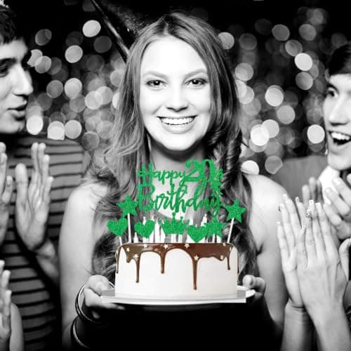 Ballon 20 ans anniversaire femme homme vert Décoration 20 ans homme anniversaire vert or Ballon Décoration anniversaire 20 ans femme Ballons anniversaire 20 ans homme femme anniversaire Déco or