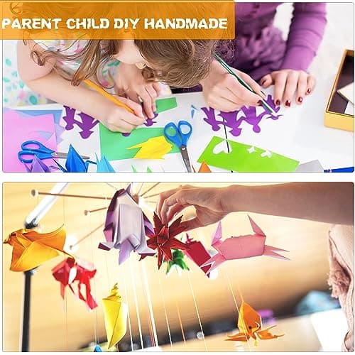 Lot de 300 feuilles de papier origami, 15 x 15 cm, double face (70 g/m2), 20 couleurs, petits carrés de papier origami pour enfants, loisirs créatifs, projets d'artisanat pour enfants et adultes