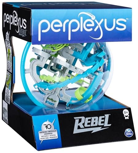 PERPLEXUS - PERPLEXUS REBEL - Labyrinthe Parcours 3D Rookie Avec 70 Défis - Jouet Perplexus - Labyrinthe 3D - Jeu d'Action et Réflexe - Casse tete enfant - Vertus Pédagogiques - Jeu Enfant 8 Ans et +
