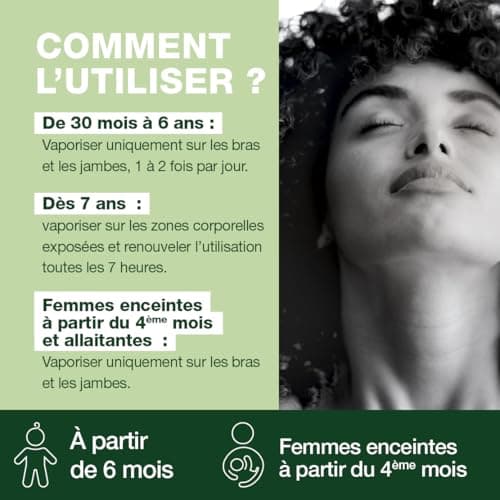 Pranarôm Aromapic Spray Corps Anti-Moustiques Bio 75 ml | Efficacité 7h prouvée en laboratoire contre moustiques européens et tropicaux. Ne dessèche pas la peau. Dès 7 ans.