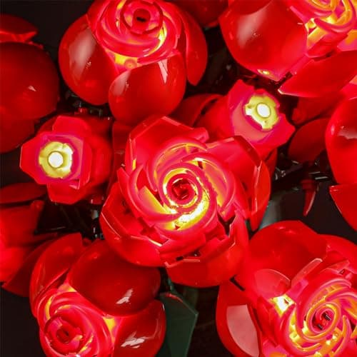 BRIKSMAX Kit d’éclairage à LED pour Lego Icons Le Bouquet de Roses - Compatible with Lego 10328 Blocs de Construction Modèle- Pas inclure l’Ensemble Lego