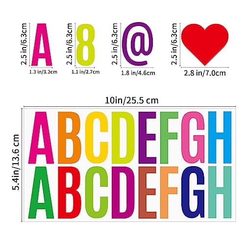 QHFlashbuy Autocollants Lettres,12 Feuilles Lettres à Paillettes Lettre en Vinyle Auto-Adhésif,Autocollants de Numéro Alphabet pour DIY Scrapbooking Cartes de Vœux Décoration