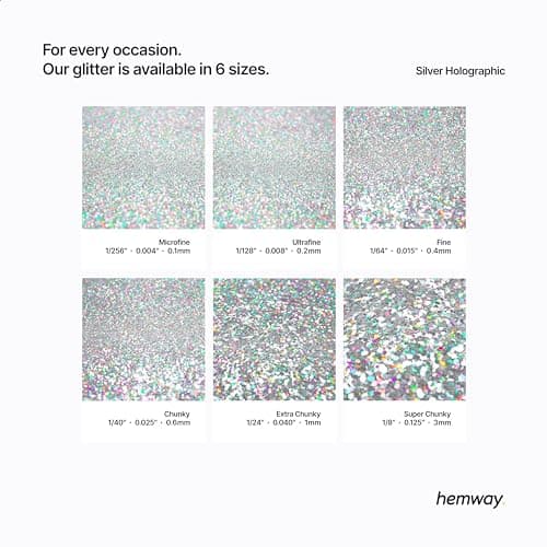 Paillettes pour brins de fibres de résine Cristaux métalliques holographiques argentés pour flocons artisanaux époxy Gobelets Cire fondue 100 g/3,5 oz