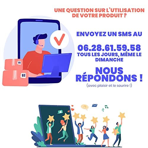 OBD2 Bluetooth + Support Francais 7/7J - LIT ET EFFACE Les Codes ERREURS en 3 Min ! Valise de Diagnostic Tous VÉHICULES - Android et iPhone - Vendeur Francais avec Support 7/7J 2024