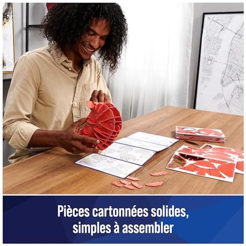 4D BUILD - Puzzle 3D Marvel - Maquette Avengers 82 Pièces - Masque Spiderman Inspiré de la Saga - Puzzle Adulte - Jeu de Construction à Collectionner - Jouet adulte - Jeu Enfant 12 ans et +