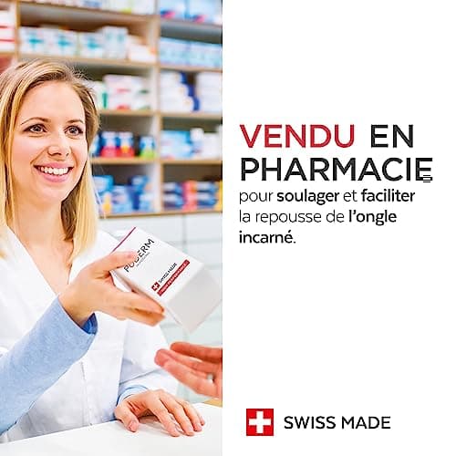 PODERM - ONGLES INCARNÉS TRAITEMENT EMOLLIENT 2en1 | Soulage la douleur, prévient l’infection | Lubrifie l’ongle et ramollit les callosités | Solution professionnelle pied/main | Fabriqué en Suisse