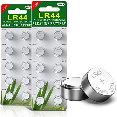 Blister 20 Piles Boutons AG13 LR44/LR1154/357 sans Mercure (AG13&LR44-20 Piles)