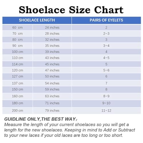 VSUDO Lacets Chaussures Blanc Plat pour Sneakers 130 cm - Compatible avec Nike Air Force, Adidas Stan Smith, Converse, Vans, New Balance, etc. (1 Paire)