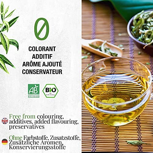 ORIGEENS VERVEINE CITRONNEE BIO 100g | FEUILLES SECHEES DE VERVEINE CITRON | The Verveine odorante Bio en vrac sans théine, Tisane sommeil