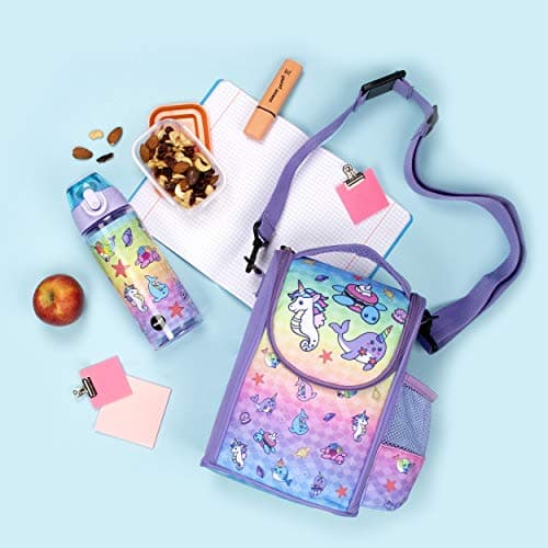 fringoo Gourde Enfant Haute Qualité Bouteille avec Paille 100% sans Bisphénol A pour l'école ou pour le sport | Pour Garçons et Filles| École Primaire | Fourniture Scolaire - 600 ml/20Oz