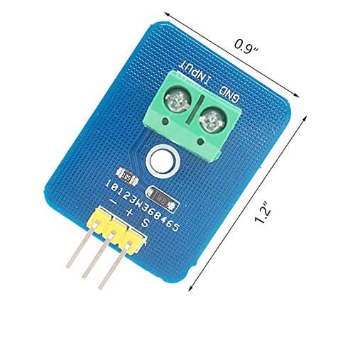 Youmile Lot de 5 capteurs de vibration piézoélectriques en céramique Module piézo 3,3 V/5 V Contrôleur analogique Composants électroniques Fournitures Capteur pour Arduino avec câble Dupont