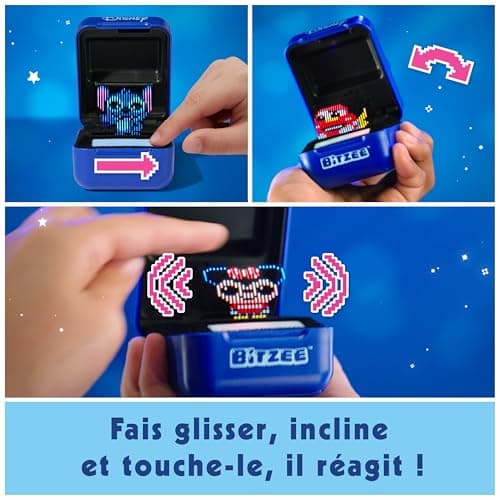 Bitzee Disney - Mon Animal Interactif Bitzee - Animal Digital 3D Que Vous Pouvez Vraiment Toucher - Boîtier Electronique 30 Compagnons Interactifs - Sons Réactions Et Jeux - Jeu pour Enfant 5 et +