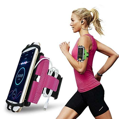 CoverKingz Brassard de Sport Universel 4,0-7,0 Pouces - Brassard pour Smartphone - Accessoire de Sport - Brassard téléphone Portable Rose