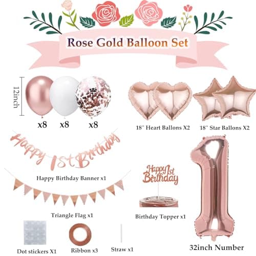 Decoration Anniversaire 11 ans, Ballon Anniversaire 11 ans Or Rose, Deco Anniversaire 11 ans, Ballon 11 ans Anniversaire de Fête, Ballon 11 ans, Ballon Décoration Anniversaire pour 11 ans Garcon Fille