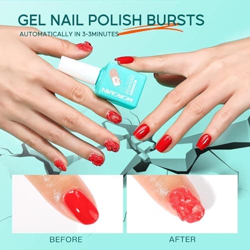 Morovan Uv Dissolvant Vernis Semi Permanent Set: 15 Ml Dissolvant Semi Permanent Grattoir Pour Ongles En Gel Inclus Sûr Et Rapide Contient Du Gel Uv Kit Depose Vernis Semi Permanent