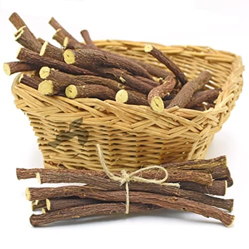 Chabiothé - bâtons de réglisse BIO 100g - IGP Italie, Calabre - sachet biodégradable - minimum 10 bâtons à mâcher - conditionné en France