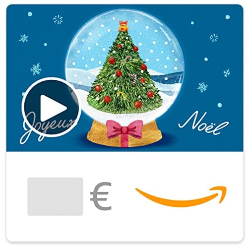 Carte cadeau Amazon.fr - Email - Cadeau de Noël qui s'ouvre - Sapin (animation)
