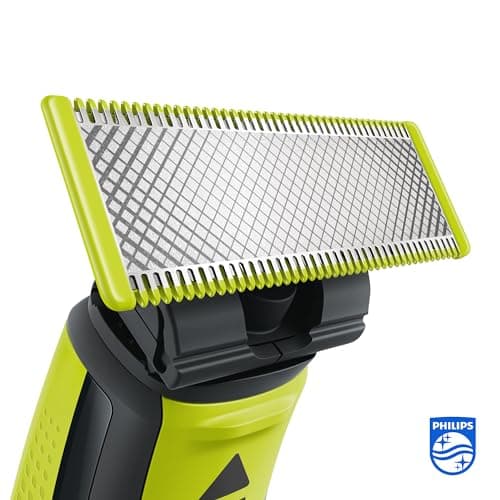 Philips OneBlade Authentiques Lames de rechange, pour rasoir/tondeuse électrique OneBlade, acier inoxydable robuste, taille, stylisation et rasage, lot de 5, (modèle QP250/50)