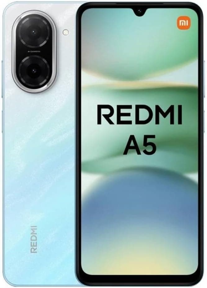 XIAOMI Redmi A5 4G Smartphone, 4+128Go, Bleu, Grand écran 6.88", Appareil Photo Principal 32MP, Batterie 5200 mAh (typ), sans Chargeur Inclus