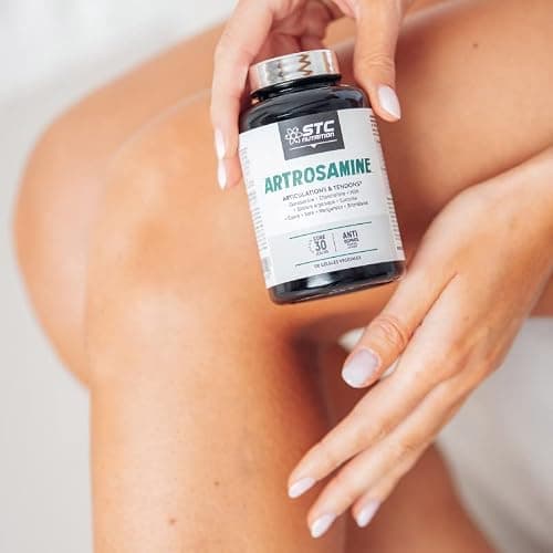 STC NUTRITION - Artrosamine - Complément alimentaire à la Glucosamine, Chondroïtine, MSM, Curcuma, vitamines & minéraux - Résistance & articulations - Souplesse des tendons - Lot de 3