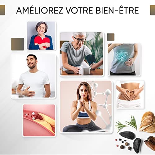 Ail Noir Fermenté 15000mg Extra Fort - 180 Gélules Vegan - S-Allylcystéine Allium Sativum Puissant (20:1) Allicine Inodore & Saveur - Riche En Vitamines & Minéraux - Ail Noir Gélules Garlic Capsules