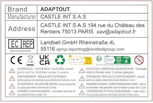 10x borniers dominos Male DC 12V standard Fiche 5.5mm x 2.1mm 2 Entrées Alimentation Connecteur - Adaptout Marque Française